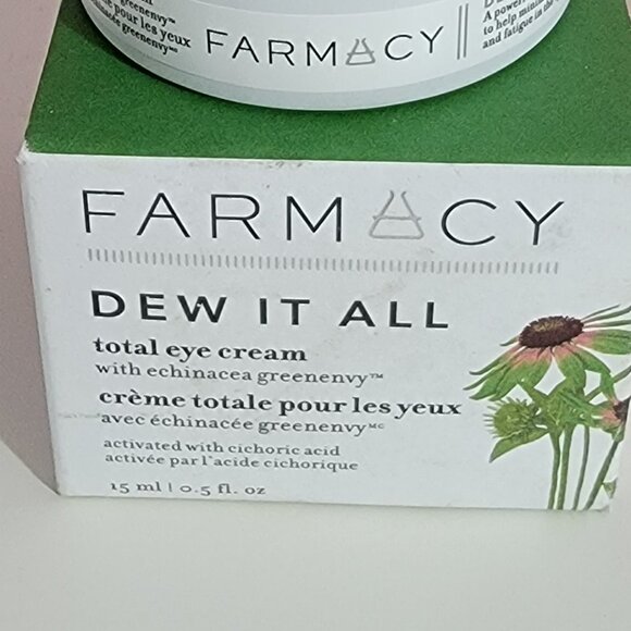 FARMACY Dew It In Total Eye Cream NEW 15ml/0.5fl oz - Picture 2 of 9